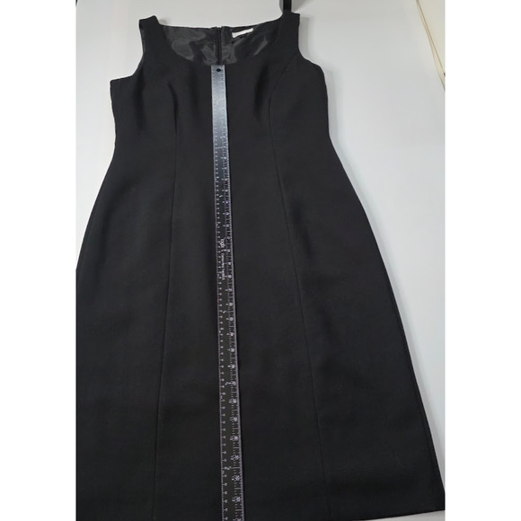 Classic Black Sheath Dress by Tahari Arthur S. Levine WMNS Size 8 Formal Lined - Picture 16 of 16